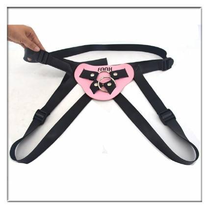 Adjustable Leather Strap On Adult Products cb5feb1b7314637725a2e7: Black|Pink|Purple
