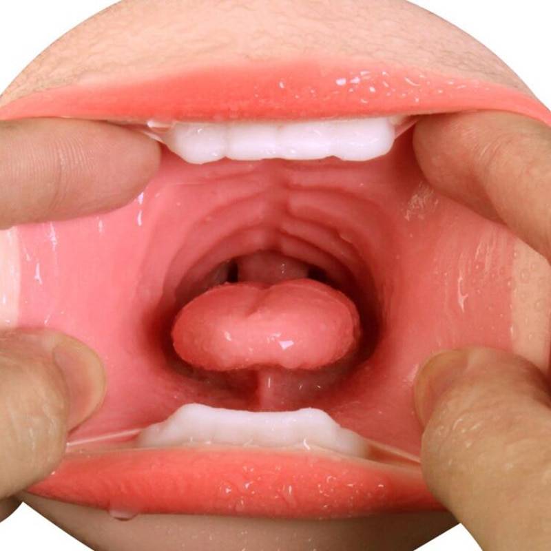 Silicone Men’s Blow Job Masturbator Adult Products a1fa27779242b4902f7ae3: with Teeth|without Teeth