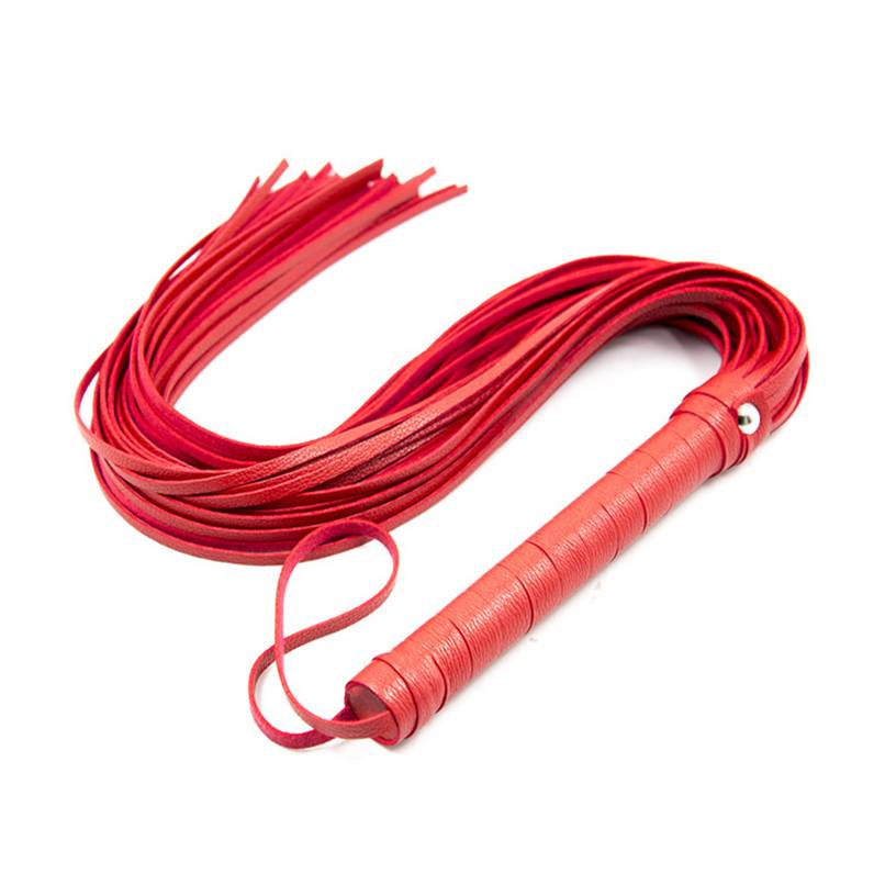 Cute Convenient Soft Leather Fetish Whip Adult Products cb5feb1b7314637725a2e7: Black|Red