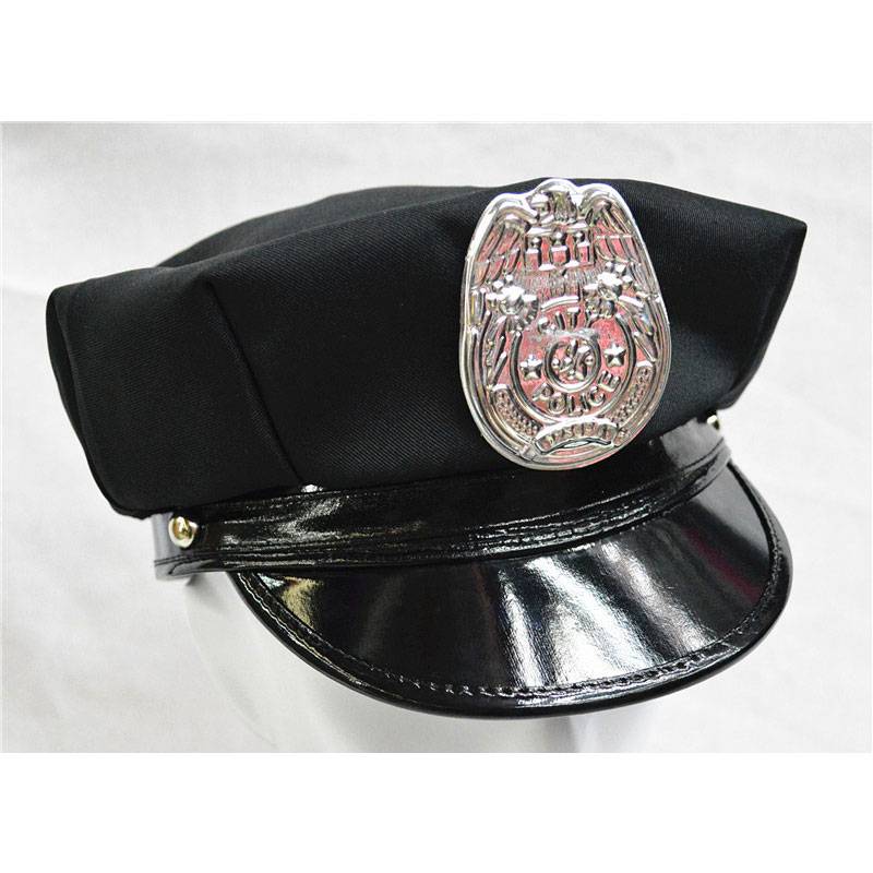 Men’s Police Officer Shirt, Hat, Necktie, Arm Guard, Handcuffs Set Adult Products 6f6cb72d544962fa333e2e: One Size