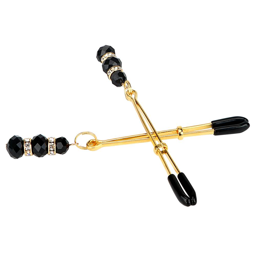 Sex Games Rhinestone-Decorated Nipple Clamps Adult Products Item Type: Adult Games